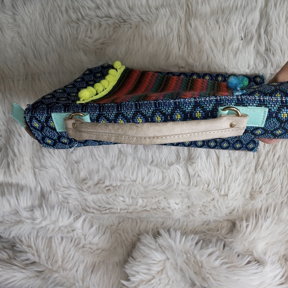 Textile hand bag made in Mexico - colorful purse - Picture 12 of 14